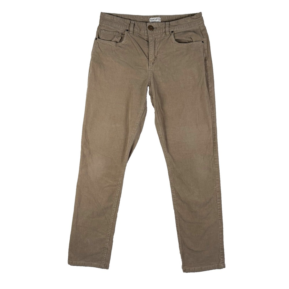 Vintage Hang Ten Corduroy Pants Men's Size 32‎ x 32 Beige Standard Fit